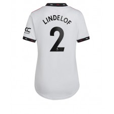 Manchester United Victor Lindelof #2 Bortatröja Dam 2022-23 Korta ärmar